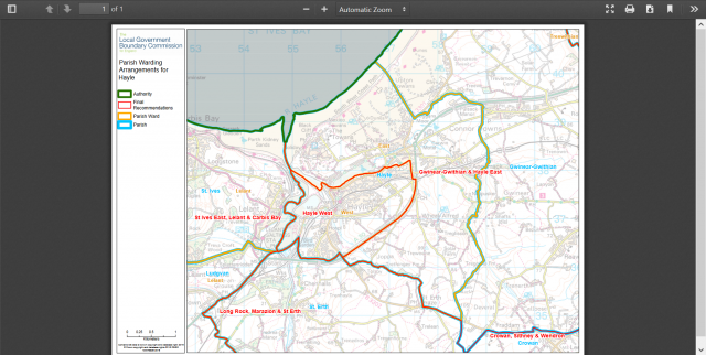 Changes to Hayle Town Council Changes to Hayle Town Council